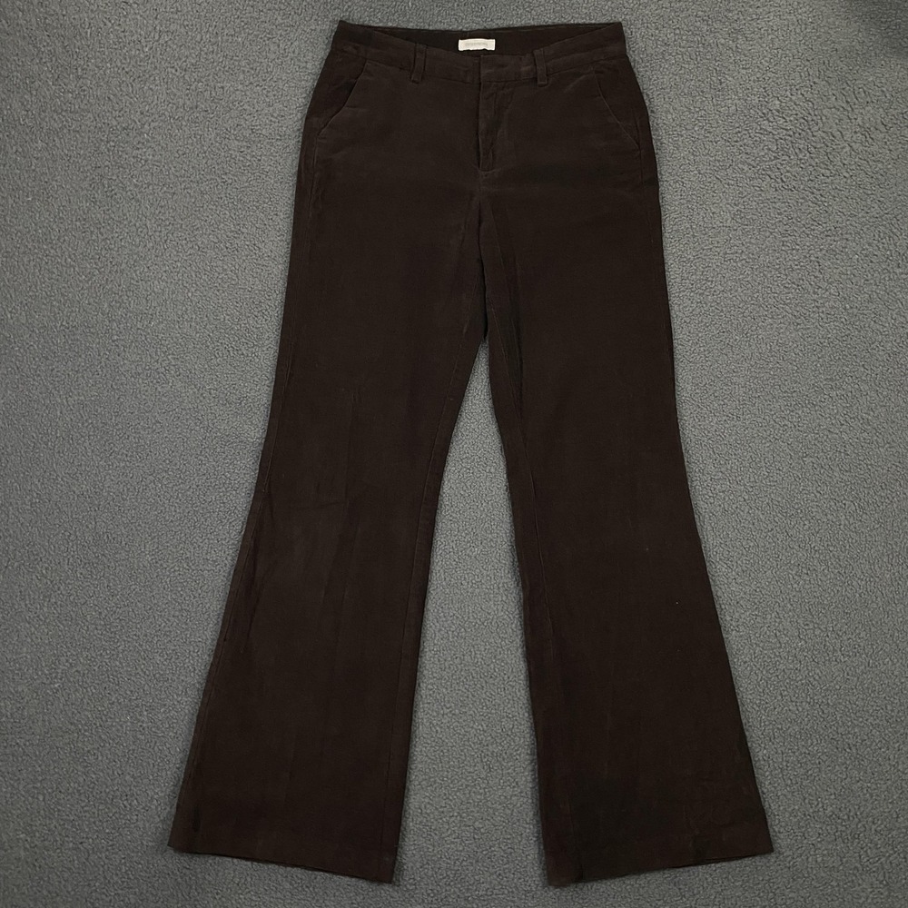 Outerknown Pants Womens 8 Brown Corduroy Bootcut Flare Chino Stretch Casual